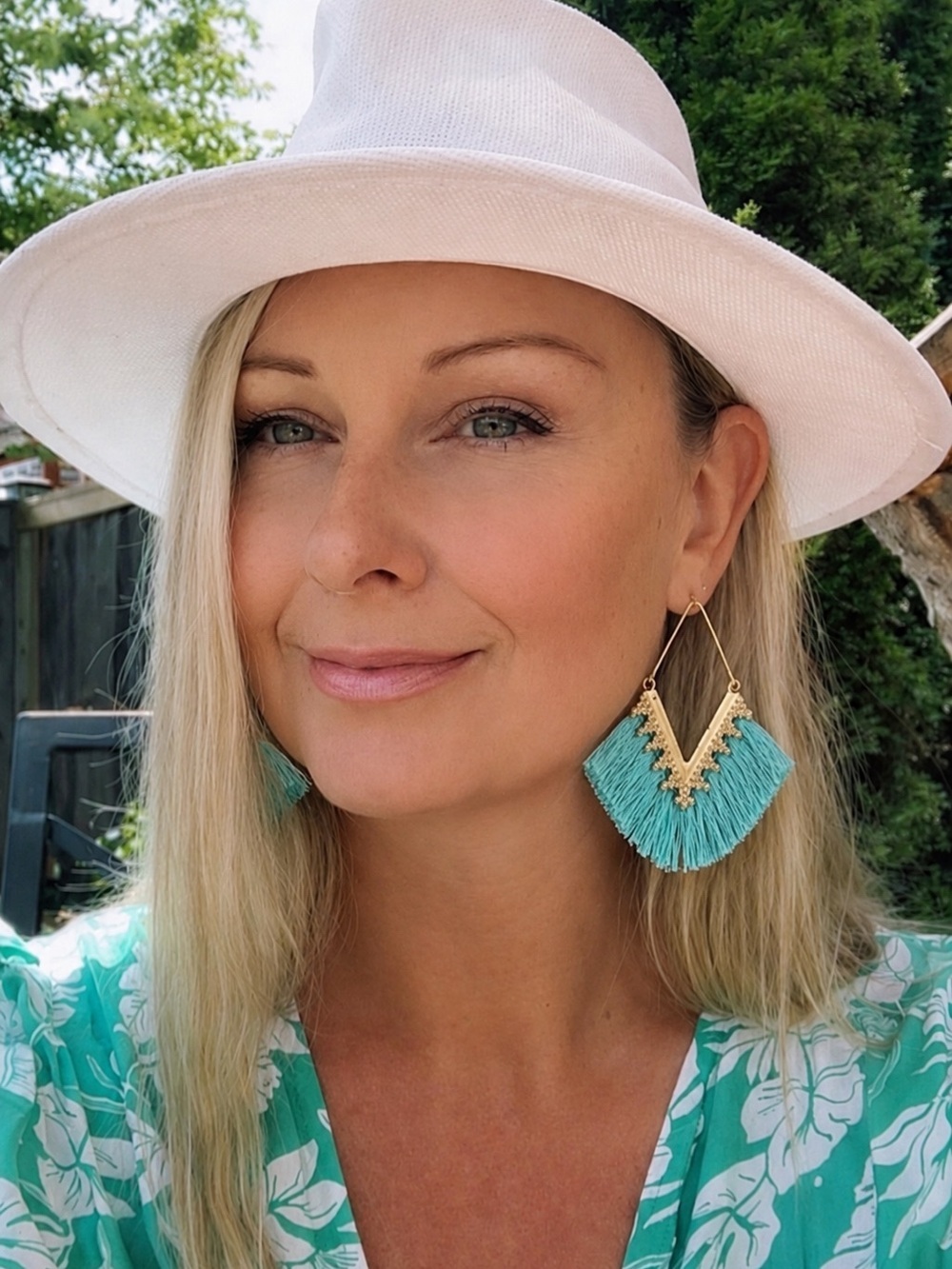 🆕Turquoise Tassel Fringe Drop Earrings